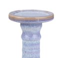 thumbnail image 3 of Candle Holder with Ceramic Turned Pillar Design, Blue - Saltoro Sherpi, 3 of 5