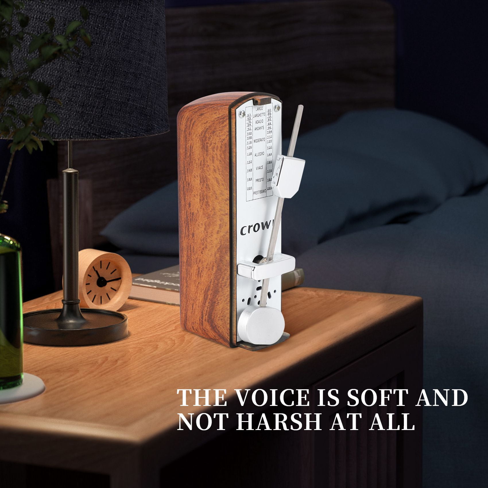 Portable Mini Mechanical Metronome Universal Metronome for Piano Guitark6453