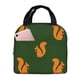 thumbnail image 1 of Balery Bold Squirrel Silhouettes Bolsa de Almuerzo Aislada – Caja de Almuerzo con Papel de Aluminio Grueso, Mantiene la Comida Fresca por 4 Horas, 1 of 8