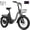 Gray, variant on D200 Electric Bike for Adults Teens Students, 750W Peak Motor 28 Mph, 48V 10.4Ah Battery Up to 55 Miles, with 7‑Speed Step‑Through Cargo Fold E Bicycle, NFC Unlock, Black