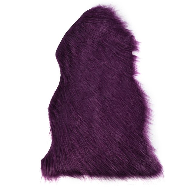 1Pc Soft Rug Chair Cover Artificial Advanced Fibers Warm Hairy Carpet Seat Pad