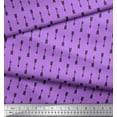 thumbnail image 3 of Soimoi Purple Cotton Duck Fabric Arrows Arrow Printed Craft Fabric by the Yard 42 Inch Wide, 3 of 3