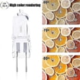 thumbnail image 4 of 12-Pack 50W G6.35 Halogen Dimmable Bulbs 12V Bi-Pin Base 820lm T4 Light, 4 of 5