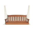 thumbnail image 3 of Amish Heavy Duty 800 Lb Mission Treated Porch Swing with Hanging Chains (5 Foot, Cedar Stain), 3 of 10