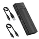 thumbnail image 1 of Kearding Carcasa SSD NVME SATA, carcasa HDD, adaptador de doble protocolo, caja de disco duro, reemplazo electrónico para Windows 7/8/10/11 Estaciones de acoplamiento para portátiles Negro, 1 of 6