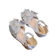 thumbnail image 3 of EIMELI Kid Girl Sandals  Rhinestone Butterfly Pearls Summer Casual Street Dancing Children Shoes, 3 of 7