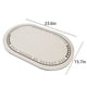 thumbnail image 4 of Alfombra de baño súper absorbente de secado rápido con base de goma antideslizante | Alfombrilla moderna y lavable para ducha y bañera | 40x60 cm, roja, 4 of 7