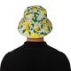 thumbnail image 5 of Fotbe Lemon Seamless Pattern Oil Painting Effect Sombrero Tipo Pescador con Estampado – Sombrero de Sol de Algodón de Moda para Playa, Golf, Pesca, 5 of 6