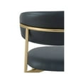 thumbnail image 4 of Meridian Furniture Lupita Black Vegan Leather Dining Chair (Set of 2), 4 of 8