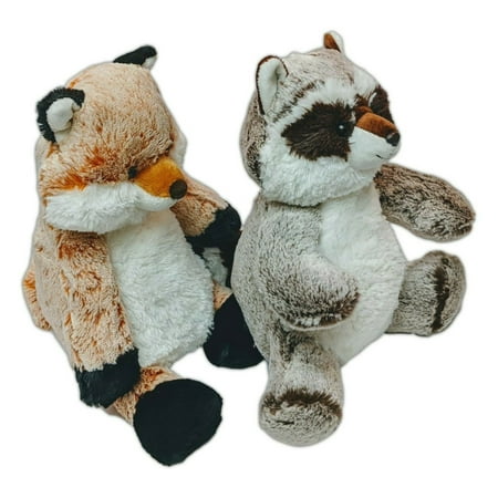 SLOAN FOX & ROCKY RACCOON Sweeter & Softer Stuffed Animal Plush by Aurora