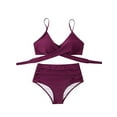 thumbnail image 2 of TheFound Femmes Vêtements Ensemble U en Forme de Col Sans Manches Tops et Shorts, 2 of 6
