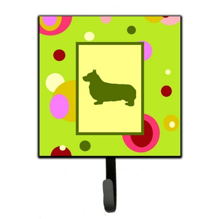 

Carolines Treasures CK1131SH4 Corgi Leash or Key Holder Single Hook multicolor