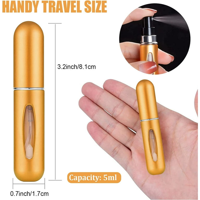  Lisapack 8ML Atomizer Perfume Spray Bottle for Travel