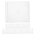 thumbnail image 5 of HEMOTON 10 Pcs Disc Organizers CD Case 14.40X12.60X0.60CM Transparent, 5 of 8