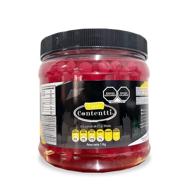 Perlas Explosivas Tíbiri Contentti Fresa 1 Kg para Bebida o Topping