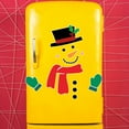 thumbnail image 4 of Pegatinas magnéticas de Navidad, imanes de nevera de muñeco de nieve de Navidad Imanes de nevera de muñeco de nieve de Navidad Decoraciones navideñas construidas para el futuro, 4 of 8
