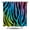White-19, variant on Zebra Pattern Waterproof Shower Curtain Fabric Bathroom Shower Curtain with Modern Abstract Zebra Stripes Colorful Rainbow Zebra Print Black and White Gradient Cute Cartoon Design Machine Washable wit