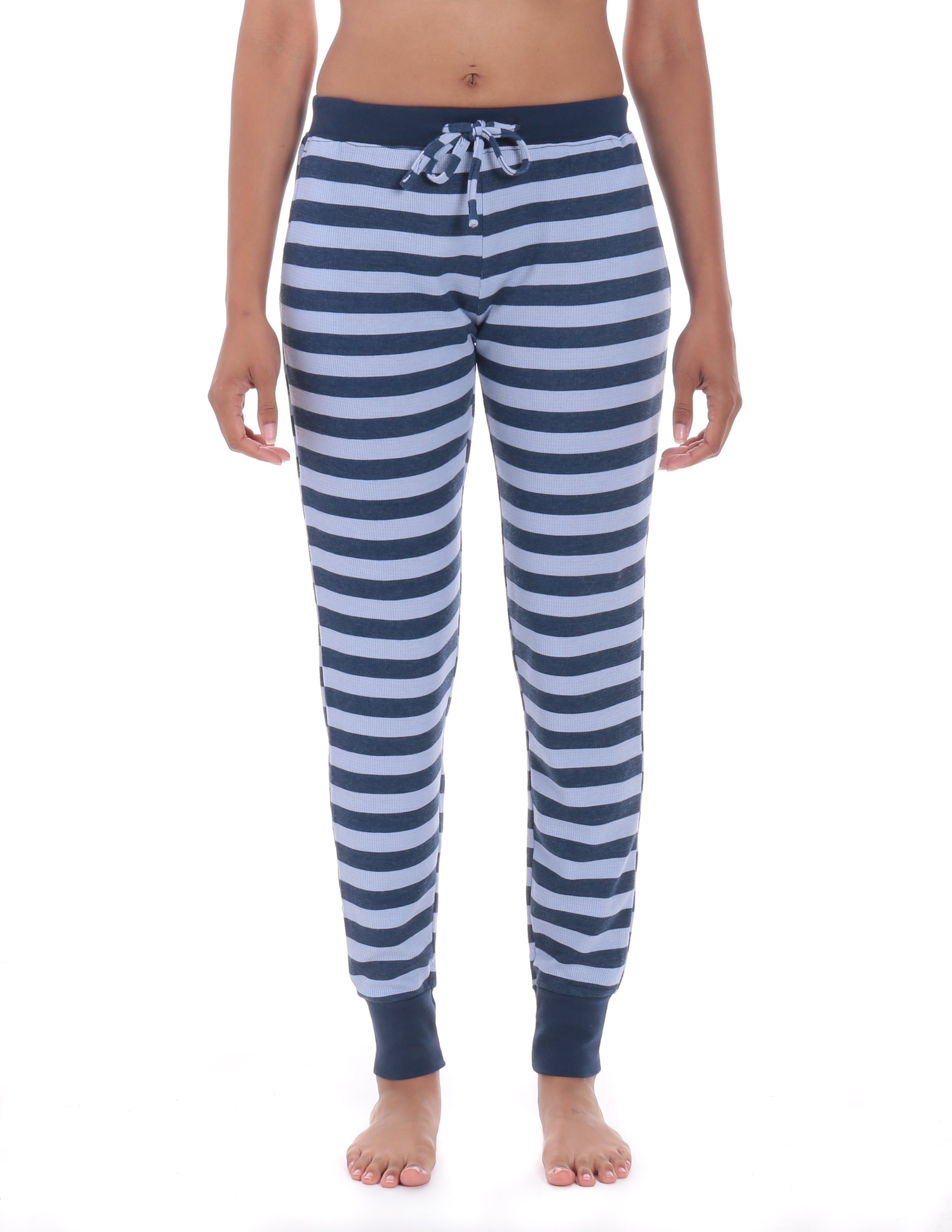 waffle knit jogger pants