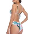 thumbnail image 4 of Women 2 Piece Bikini Sets High Cut Bathing Suits Bandeau Swimsuits, 4 of 6