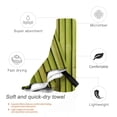 thumbnail image 3 of Rocae Green Bamboo Fence Print Lightweight and Quick Drying Towels Bath Towels for Body, Sport, Yoga, SPA, Fitness-31.5"x63", 3 of 8