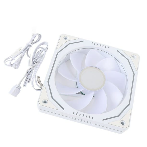 Enfriador De CPU, Ventilador PWM De 3 Pines De 120 Mm, Velocidad Ajustable De 800 A 1800 RPM, Enfriador De Aire De CPU ARGB, Ventilador De Enfriamiento De CPU, Ventilador