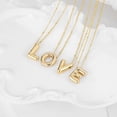 thumbnail image 6 of GOSFRY Letter Necklace for Women 14K Gold Plated Balloon Initial A-Z Pendant Necklace Trendy Dainty Satellite Bead Chain Necklace Personalized Custom Jewelry Gifts, 6 of 7