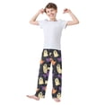 thumbnail image 2 of FORMRS Boys Pajama Pants with Pockets Size 13-14Y Kids Lounge Sleep Bottoms, Purple Halloween Ghosts, 2 of 8