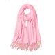thumbnail image 2 of Bufanda Pashmina Unisex De Otoño E Invierno, Chales Informales De Color Sólido, Bufanda Cálida Con Borlas Para Oficina, Avión Y Restaurante Advancent AP006881-03, 2 of 4