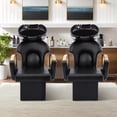 thumbnail image 3 of KIGOTY Beauty Salon Shampoo Chair, Spa Bed Shampoo Chair, Faux Leather Massage Chair, Shampoo Bed, Black, 3 of 6