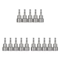 thumbnail image 1 of kurtrusly 5 Pieces Universal Steel Nut Driver Home Garage Woodworking Shank Bit Electric Pneumatic Screwdriver Bits Tools 19x65mm 3Set, 1 of 6