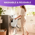 thumbnail image 6 of 8 Pack Steam Mop Replacement Pads Washable Microfiber Reusable Color Variant: 4 Pack Stripe + 4 Pack White, 6 of 6