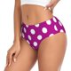thumbnail image 2 of Fotbe Purlpe And White Polka Dot Calzones Estampados para Mujer – Ropa Interior de Algodón, Cómoda, Suave y Elástica-X-Large, 2 of 6