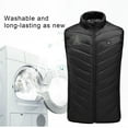 thumbnail image 6 of Women's Plus Size Heated Vest with 8 Zone Heating Rechargeable Fleece Lined for Outdoor Activities, 6 of 7
