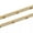 Gold plated, variant on Curby Chain Hammered Vine Figaro Chain Bulk Components For Diy Necklace Bracelet-Steel colro