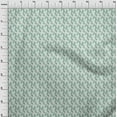 thumbnail image 3 of oneOone Silk Tabby Green Fabric Leaves Quilting Supplies Print Sewing Fabric By The Yard 42 Inch Wide, 3 of 4