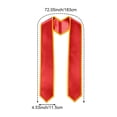 thumbnail image 2 of Graduation Stole Sash Long Bachelor Gown Scarf Colorful Graduation Ribbon Graduate Honor Stole for Bachelor Dress, 2 of 7