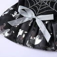 thumbnail image 4 of Vestido de Halloween para perro, ropa para mascotas con telaraña y lazo, falda de princesa compatible con Halloween, 4 of 5