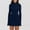 Blue, variant on Sentmoon Dresses for Women 2025 with Pockets Long Sleeve Crew Neck Graduation Dresses for Women 2025 Solid Color Slim Wrap Skort Dress Delightful for Fall Hiking Brown XXL