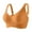 Orange, variant on Lightweight Everyday Bras - Women's Solid Color Sling Seamless Bra with Removable Pads Everyday Bras White 3Xl
