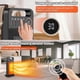 thumbnail image 2 of 2000w Portable Fan Heater, Adjustable Space Heater With Remote Control, 12h Timer, 3 Temperature Modes, 60 Oscillation, 2 of 5