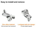 thumbnail image 5 of Uxcell 80pcs Shelf Support Peg 5mm(1/5 Inch) Zinc Alloy Bracket Pegs with Pin Cabinet Peg for Bookcase Wardrobe, 5 of 7
