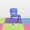 Blue, variant on Emma + Oliver 5 Pack Nat Plastic Stackable School Chair with 13.25"H Seat - K-2 School Chair