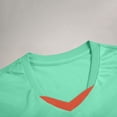 thumbnail image 6 of ATOGUTA Comfy Travel Outfits for Boys Short Sleeve Crew Neck T shirts and Shorts Set Size 5T-15 Sporty Outfit Set Green, 6 of 6