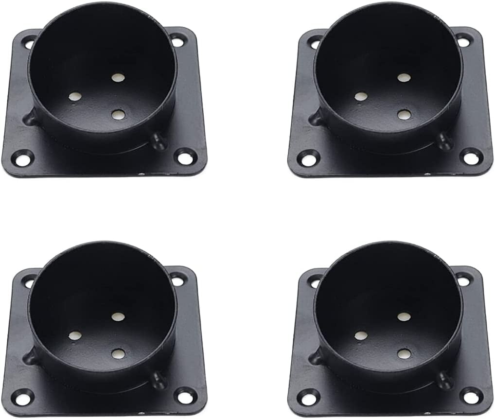 4pcs Angled Leg Mounting Plates Furniture Leg Attachment Plates Table