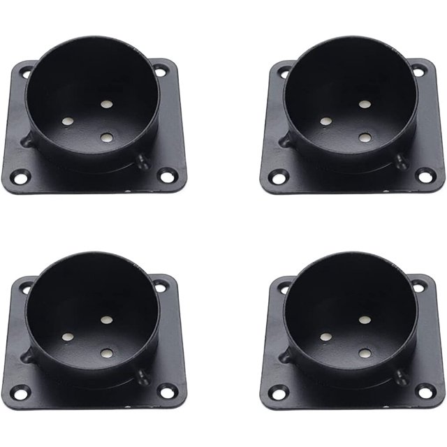 4pcs Angled Leg Mounting Plates Furniture Leg Attachment Plates Table