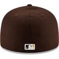 thumbnail image 4 of New Era baseball cap. Yellow "SD" logo on the front. Stylish San Diego Padres cap., 4 of 5