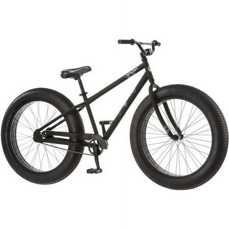 26" Mongoose Beast Men's Fat Tire Mountain, Black