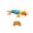 New_Orange, variant on Remote Control Climbing Gecko Toy for Cats, Climbing Gecko Cat Toy that Climbs The Wall, Blue