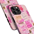 thumbnail image 4 of Case for iPhone 14 Pro, Pink Love Like Jesus Cross Patchwork Phone Case Military-Grade Drop Protection Cover for Women Girl - Frosted, 4 of 7