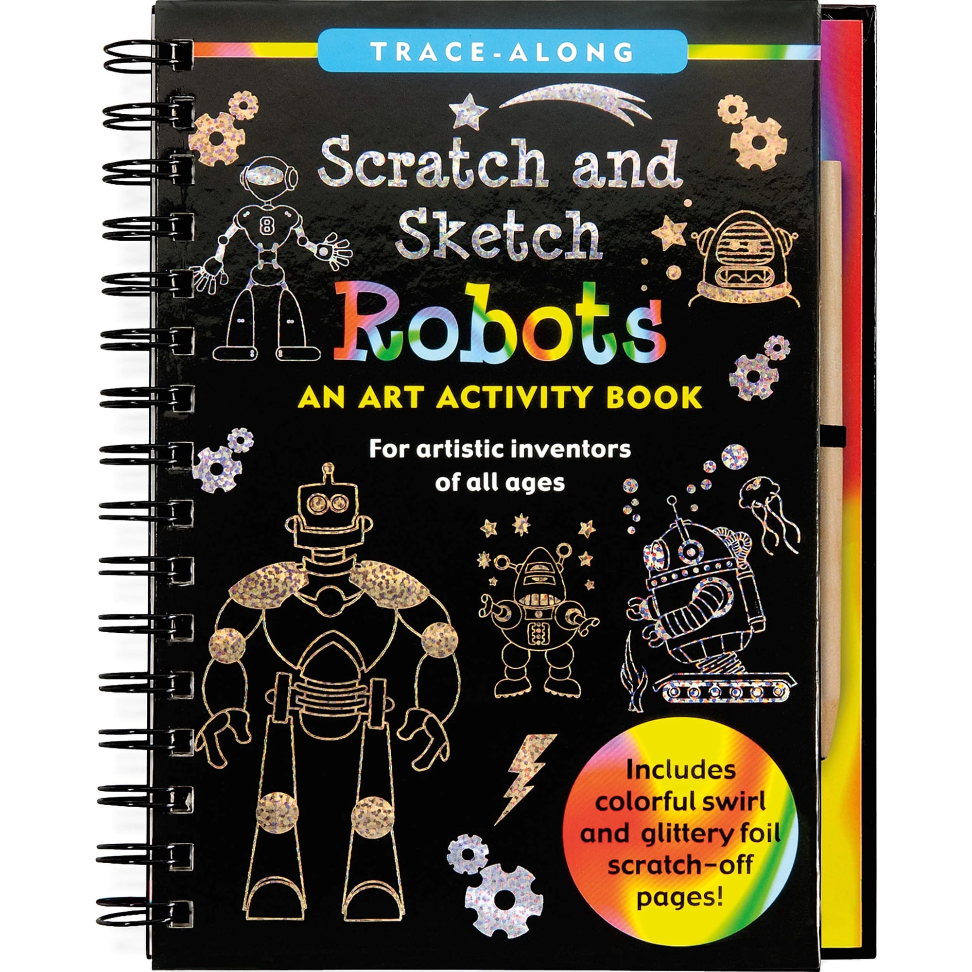 Scratch & Sketch Robots (Trace-Along) (Hardcover)